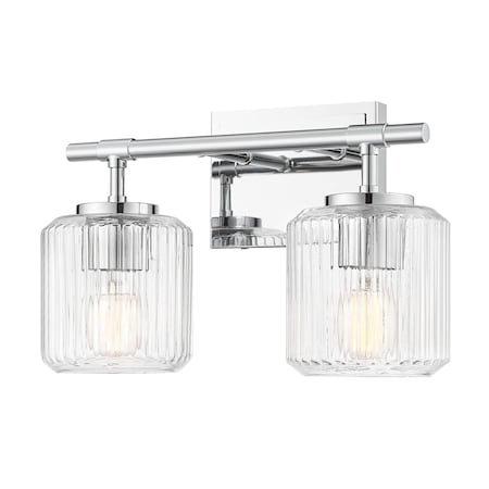 Z-Lite 2 Light Vanity in Chrome 7515-2V-CH