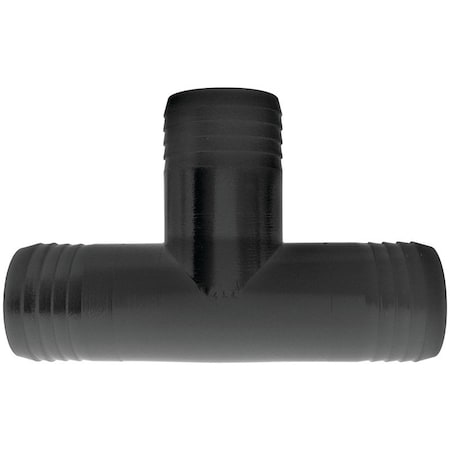 Green Leaf T38P Hose Adapter Tee, Polypropylene, Black T 38 P