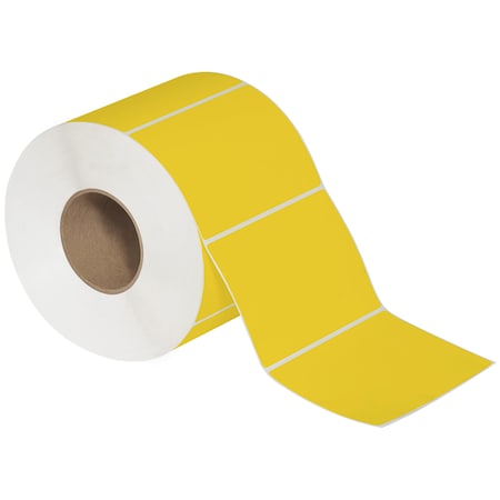 Tape Logic 6 x 4in Yellow Thermal Transfer Labels THL142YW
