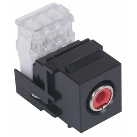 Fasttrack AV Connector - 110 Punch Down - Black, Red Insulator FA1817914