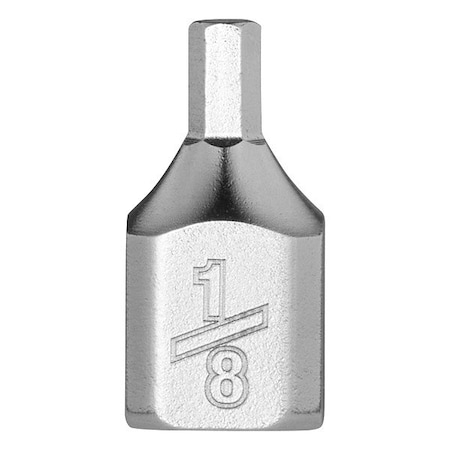 Milwaukee Tool Bit Socket, 1/4" Drive, Chrome, S2 Steel 45-34-1120