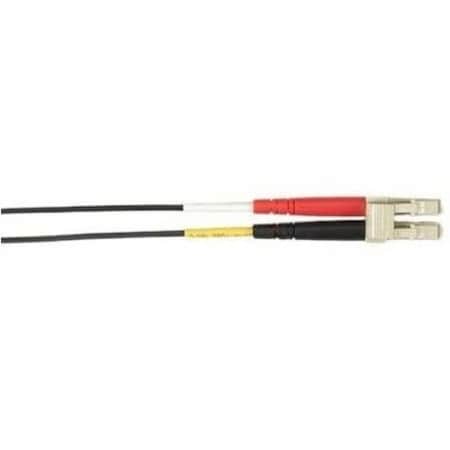 Black Box SM FO PATCH CABLE DUPLX, LSZH, BK, LCLC, 3M, NON-CANCELABLE, NON-RETURNABLE FOLZHSM-003M-LCLC-BK