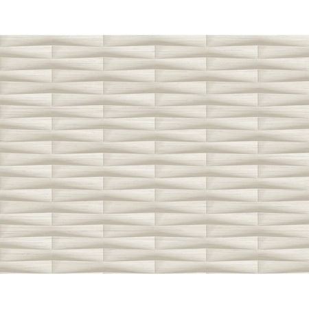 A-Street Prints Gator Beige Geometric Stripe Wallpaper 2988-70013