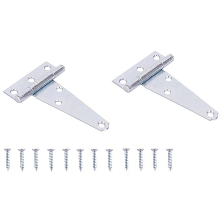 Prosource T-Hinge, Steel, Zinc, Fixed Pin, 180 deg Range of Motion, 26 Pair lb LTH-Z03-C2PS