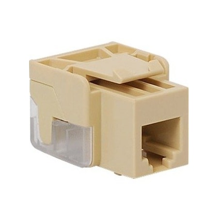 Icc EZ Cat3 Voice Keystone Jack, RJ11 6P6C, Ivory IC1076V0IV