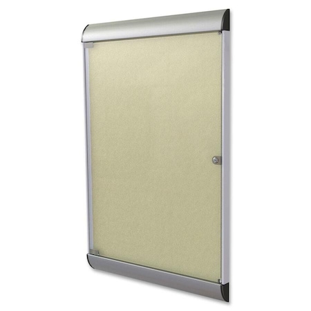Ghent Enclosed Bulletin Board 42-1/8x27.75", 1 Door SILH20410
