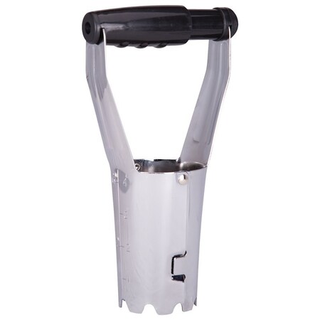Landscapers Select Bulb Planter, 2-1/4 in Dia x 4-1/4 in H Head, Steel Head, Plastic Handle, 9 in OAL GT8801