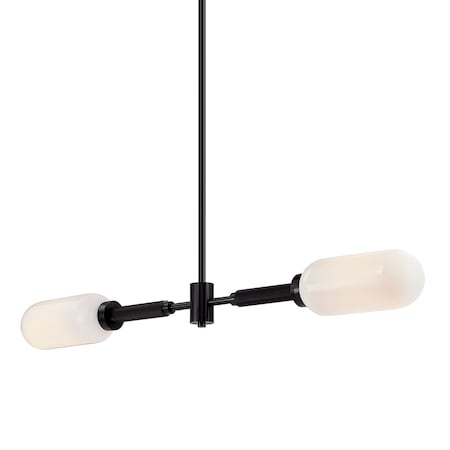 Troy Lighting Annex 2 Light Linear 47.5 In. Anodized Black F7356-AN