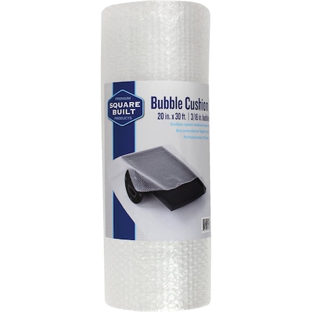 Square Built 20'' x 30 Ft. x 3/16'' Thick Bubble Cushion Wrap SBA3162030B
