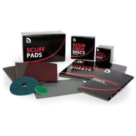 Us Chemical & Plastics Scuff Pad, 9 in W x 6 in L, Gray, 10PK 060001