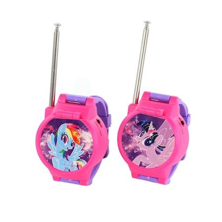 Hasbro My Little Pony 2 Piece Wrist Walkie Talkie Set With Built in Watch WT5-02057