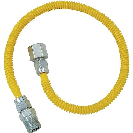 Brass Craft Service Parts Gas Connector Ss 1/2X24' CSSD54-24