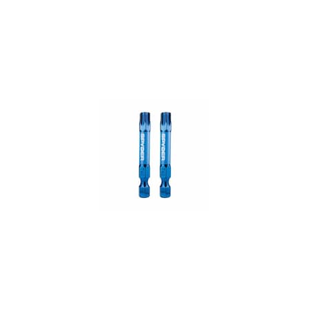 Sm Products T40 Torx Impact Driver Bits, 2 In., 2-Pk. 19056