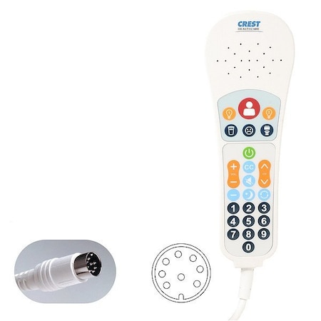 Crest Healthcare Pillow Speaker, 8 ft Cable L EN5501EXBAB200AE1
