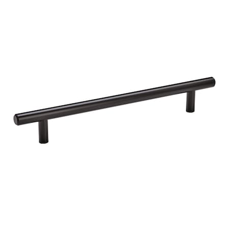 Amerock Bar Pulls 7 in 178 mm Center-to-Center Flat Black Cabinet Pull, 10PK 10BX1178FB
