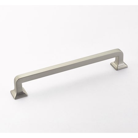 Schaub 8in Center to Center Menlo Park Cabinet Pull Satin Nickel Finish 536-15