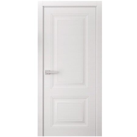 Sartodoors Interior Door 28 x 84 inches, BASIC 9422 White, Single Regular Panel Frame Handle, Bathroom Bedro BASIC9422ID-SKIN-2884