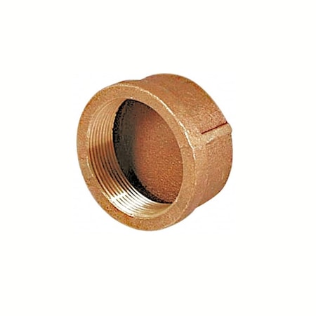 Ironwerks Designs 3in Lead-Free Brass Cap - NPT Threaded 44480LF