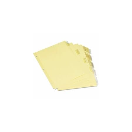 Universal Index, Eco, 5Tab, Clear, 6PK UNV21871