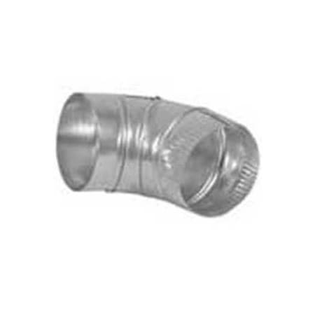 Dundas Jafine Vent Elbow, 4 in Connection, Aluminum E4E24ZW