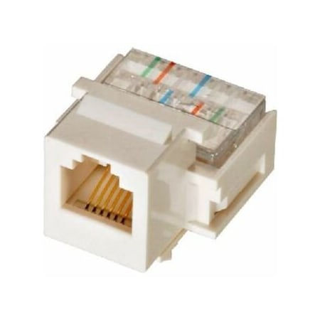 Steren Keystone Modular Jack 6C 6x6 RJ12 White 310-106WH