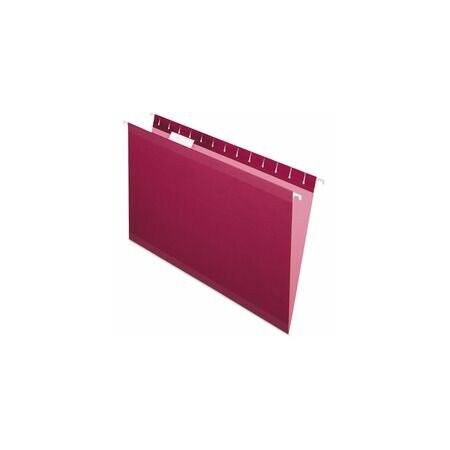 Pendaflex Hanging File Folders, Burgundy, 8.5"H, 25PK PFX415315BUR