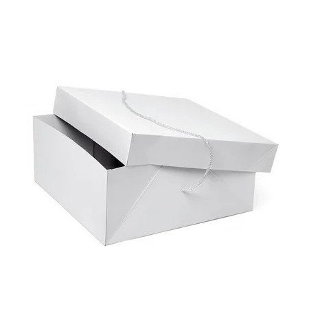 Boxit White Hat Box 16X16X7, 25PK HB16167