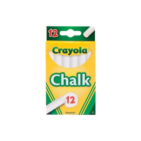 Crayola Chalk Nontoxic White White 51-0320