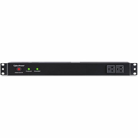 Cyberpower RKBS15S2F8R Rackbar 10 - Outlet Surge Protector with 3600 J Surge Suppression RKBS15S2F8R