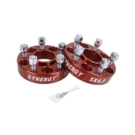 Synergy 5 x 4.5-1.75 in. Hub Centric Wheel Spacers 0.5-20 Unf Stud Size SYN4113-5-45-H