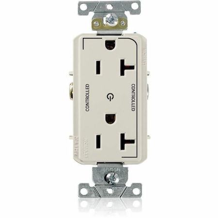 Leviton DPl Dup Rec 20A 125V 2MCtrl Self-Gr LAl 16352-2PT