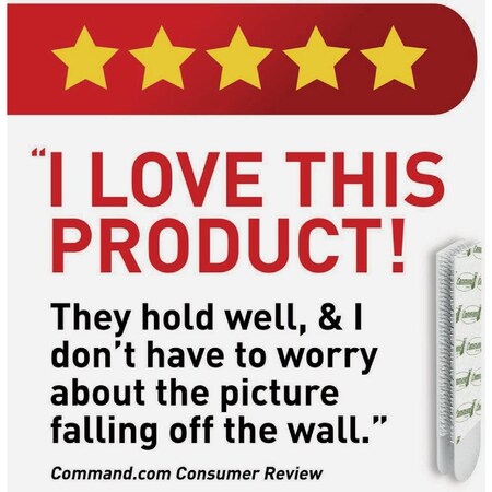 Command 10 Lb. Black Picture Hanging Strips Value Pack 12 Pairs 17204BLK-12ES