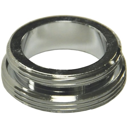 Danco Aerator Adapter, 151627 x 556427 in, Male, Brass, Chrome Plated 10520