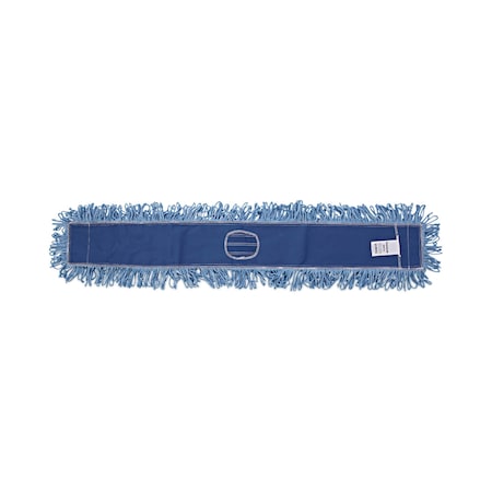 Boardwalk Dust Mop Head, Cotton/Synthetic Blend, 48" x 5", Blue BWK1148