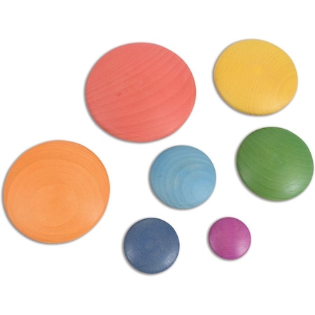 Learning Advantage Rainbow Buttons, Set of 7 73422