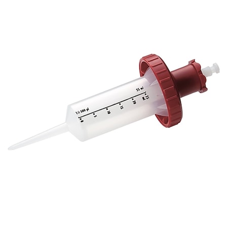 Nichiryo America Stepper Syringe, Non-Sterile 25ml capacity with one adapter, 50/cs, Fits Dispenser 8100A., 50PK 8100A-25