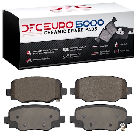 Dfc 5000 Euro Ceramic, Disc Brake Pad Set, 1600-1809-00