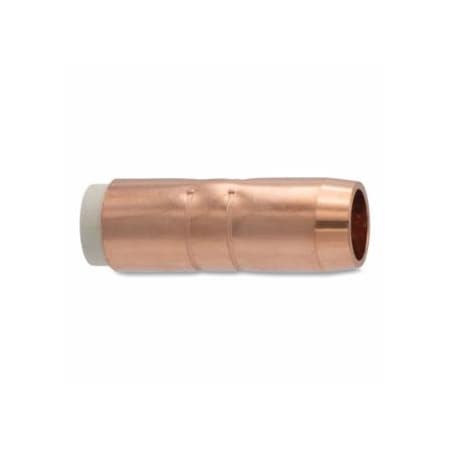 Best Welds MIG Gun Nozzle, 3/4 in Bore, Copper, Bernard Style, Heavy-Duty, Insulated, Brass, 2PK 900-4591