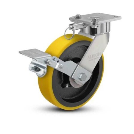 Albion Caster, Maintenance-Free, 8x2, 28PF08228S01LFBK 28PF08228S01LFBK