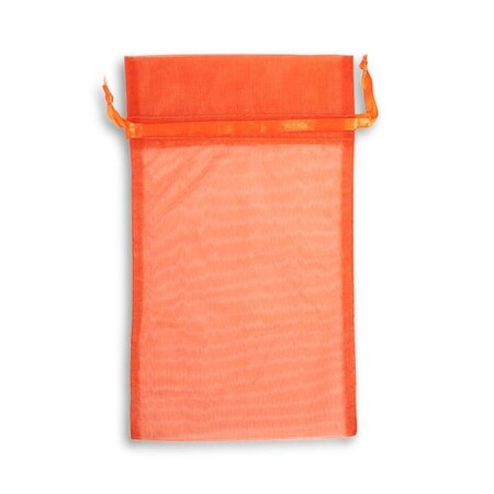 Nashville Wraps Orange Sheer Organza Bags, 5.5x9, 10PK B55976