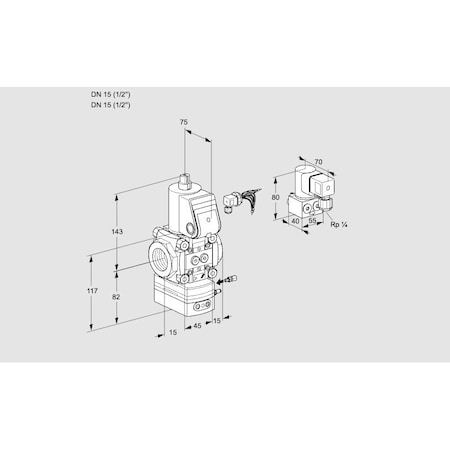 Honeywell Kromschroder VAG115R/NWBE KS88003853