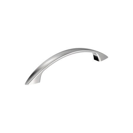 Amerock Arc 3-3/4 inch (96mm) Center-to-Center Polished Chrome Cabinet Pull, 10PK 10VMP3735626