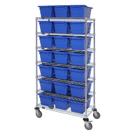 Quantum Storage Systems MOBILE WIRE UNIT W/TUBS MWR7-1711-8WT