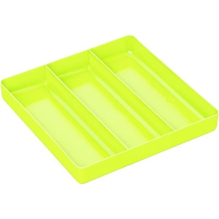 Ernst Manufacturing Drawer Tray, Yellow, 1 1/2" H, Stackable 5023