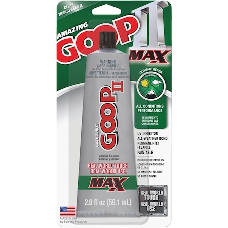 Amazing Goop II Max 2 Oz. All Weather Multi-Purpose Adhesive 801400
