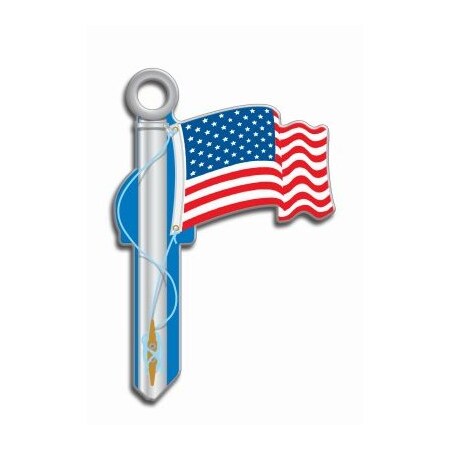 Lucky Line KW1 Flag Key Blank B101K