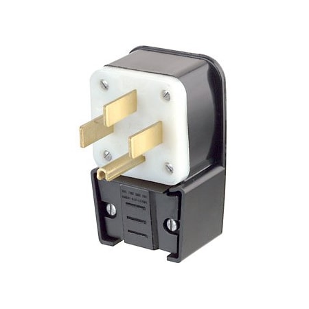 Leviton Industrial Grade Power Angle Plug 50 Amp, 125/250 Volt 9452-P