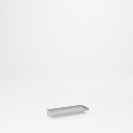 Pucel Sloped Versatile Shelf, 32 in W x 72 in L x 12 in D, Gray VSS-32-12