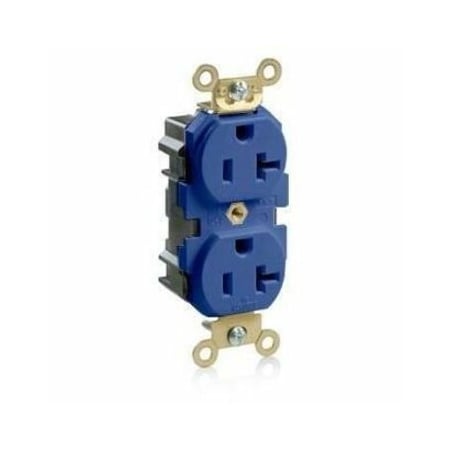 Leviton Straight Blade Receptacle, 5-20R, 20 A, 125V AC, Flush Mount, Self-Grounded M5362-B