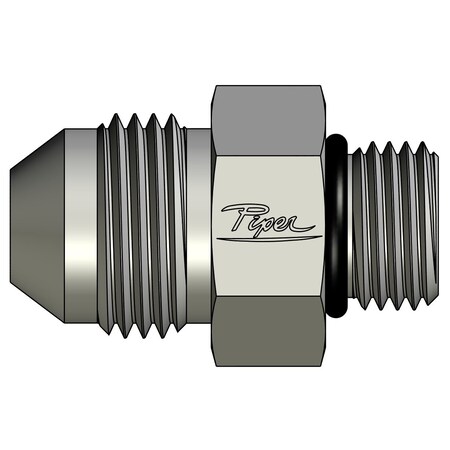 Piper Straight Thread Connector, 3/4in. Male JIC, 5/8in. Male O-Ring Boss 0700-12-10
